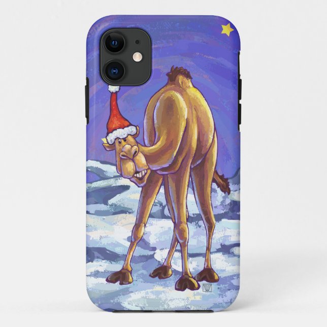 Capa Para iPhone 11 Camel Christmas (Verso)