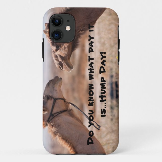 Capa Para iPhone 11 Camelos Hump Day (Verso)
