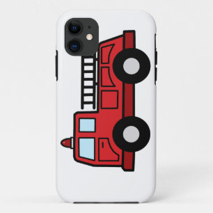 Capa Para iPhone 11 Caminhão de Bombeiros Veículo de Emergência Caminh