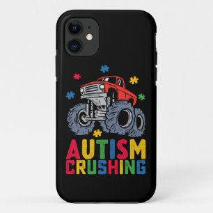 Capa Para iPhone 11 Caminhão Monstro de Conscientização de Esmagamento