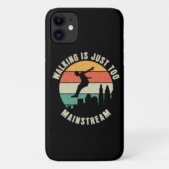 Capa Para iPhone 11 Caminhar é Muito Mainstream (Verso)