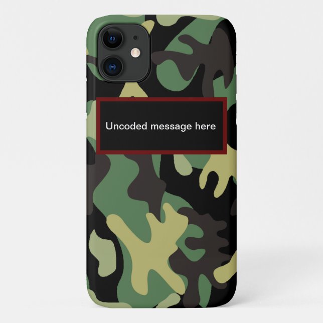 Capa Para iPhone 11 Camo (Verso)