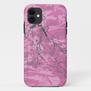 Capa Para iPhone 11 Camo Barrel Racer II, cor-de-rosa - iPhone 5/5S Ca