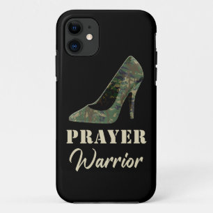 Capa Para iPhone 11 Camo Heels, de mulheres, prece guerreiro Faith Chr