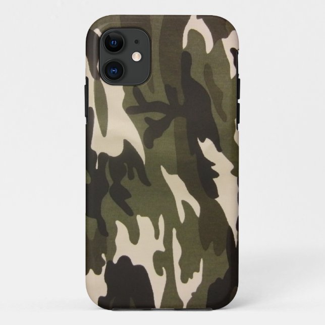Capa Para iPhone 11 Camo Impressão (Verso)