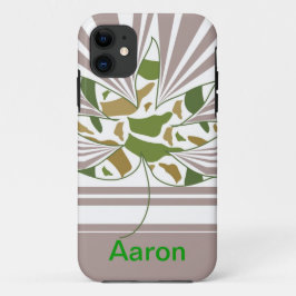 Capa Para iPhone 11 Camo Leaf iPhone