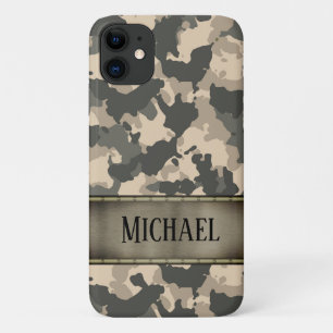 Capa Para iPhone 11 Camouflage do Exército Camo Personalizado Verde