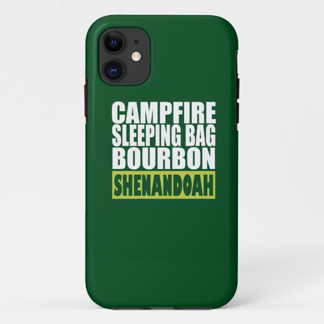 Capa Para iPhone 11 Campfire Sleing Bag Bourbon Shenandoah (Verso)
