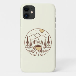 Capa Para iPhone 11 Campo de café e Natureza 2