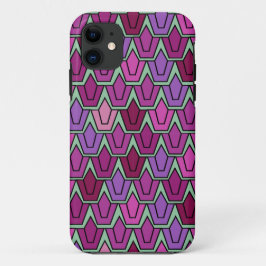 Capa Para iPhone 11 Campo de Tulipa Roxo