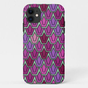 Capa Para iPhone 11 Campo de Tulipa Roxo