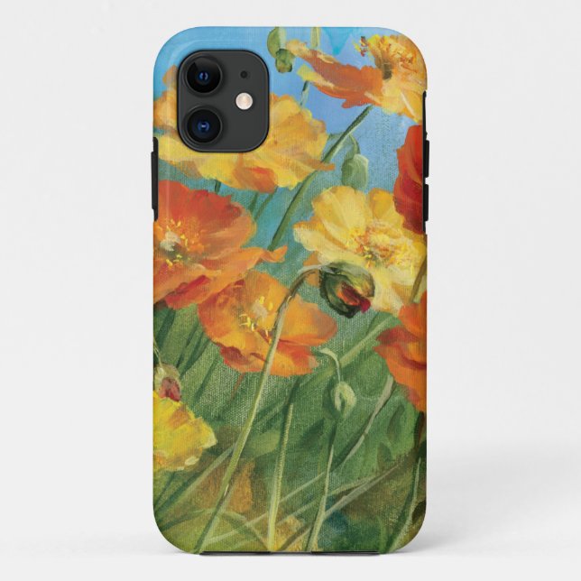 Capa Para iPhone 11 Campo floral do verão (Verso)