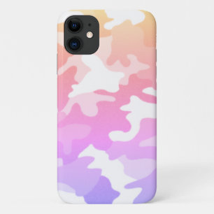 Capa Para iPhone 11 Camuflagem arco-íris