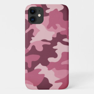 Capa Para iPhone 11 Camuflagem de framboesa