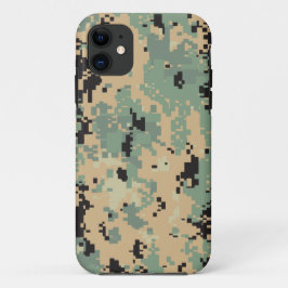Capa Para iPhone 11 Camuflagem Digital
