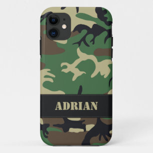 Capa Para iPhone 11 Camuflagem Militar