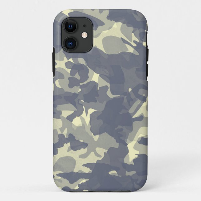 Capa Para iPhone 11 Camuflagem Noturna (Verso)