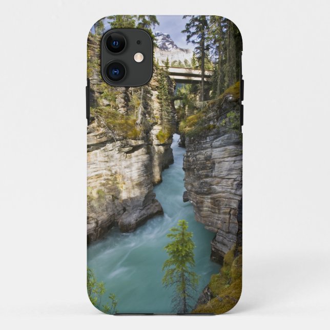Capa Para iPhone 11 Canadá, Alberta, Parque Nacional Jasper, Athabasca (Verso)