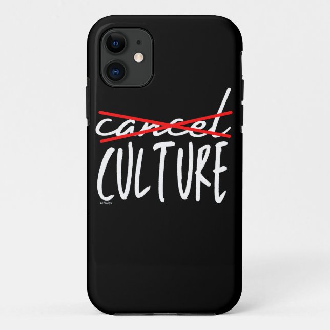 Capa Para iPhone 11 CANCELAR CULTURA CANCELAR sarcasmo engraçado (Verso)