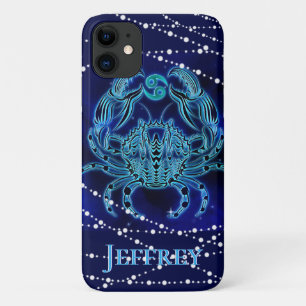 Capa Para iPhone 11 Cancer no azul escuro II