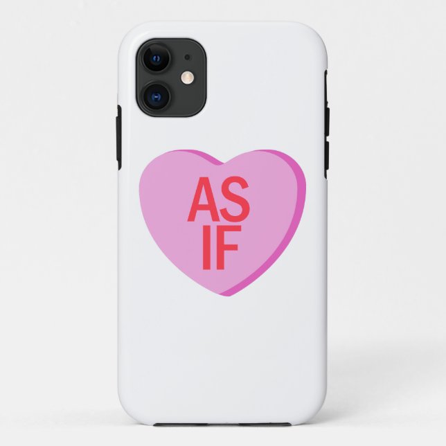 Capa Para iPhone 11 Candy Heart - AS IF (Verso)