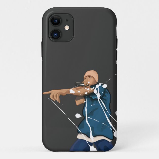 Capa Para iPhone 11 cantor Hip Hop (Verso)