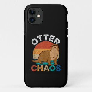 Capa Para iPhone 11 Caos de Lontra Para Homens Mulheres Amante de Lont