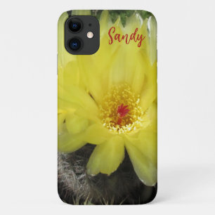 Capa Para iPhone 11 Capa de Celular iPhone Flor de Cacto Amarela Perso