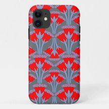 Capa de iPhone 11 Campainha Vermelha | One Owl Art