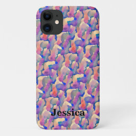 Capa Para iPhone 11 Capa de iPhone 11 Personalizada com Padrão de Aqua