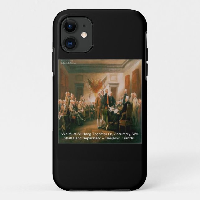 Capa Para iPhone 11 Capa de iPhone 5/5S Declaração de Independência (Verso)