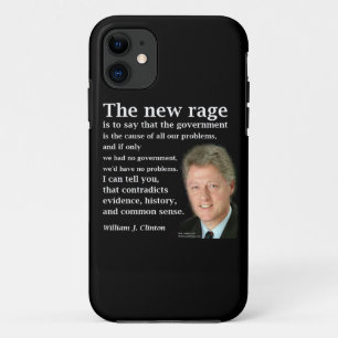 Capa Para iPhone 11 Capa de iPhone 5 com Citação de Bill Clinton Sem G