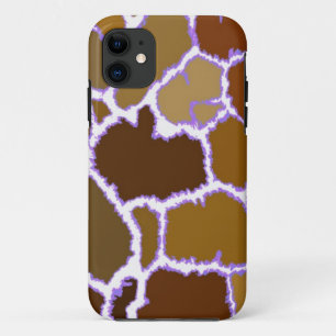 Capa Para iPhone 11 Capa de iPhone 5 com padrão de pelo de girafa mult
