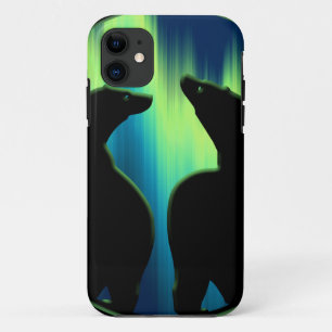 Capa Para iPhone 11 Capa de iPhone 5 de Urso Polar Arte da Vida Selvag
