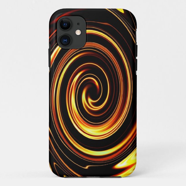 Capa Para iPhone 11 Capa de iPhone com redemoinho (Verso)