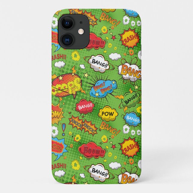 Capa Para iPhone 11 Capa de iPhone / iPad Comic Book Fun (Verso)