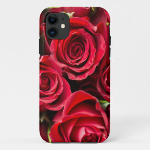 Capa Para iPhone 11 Capa de iPhone Resistente Red Roses