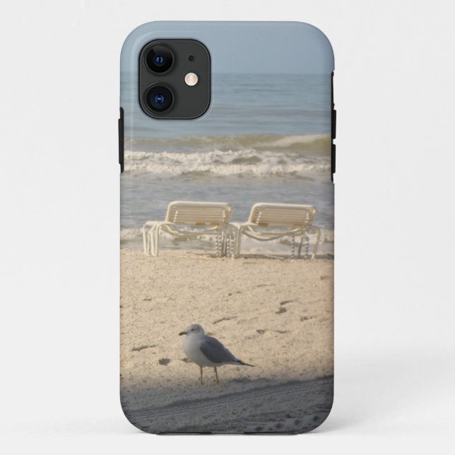 Capa Para iPhone 11 Capa de telefone de 5 células no iPhone Beach Ocea (Verso)