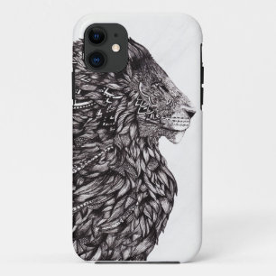 Capa Para iPhone 11 capa de telefone do leão do iPhone 5/5S