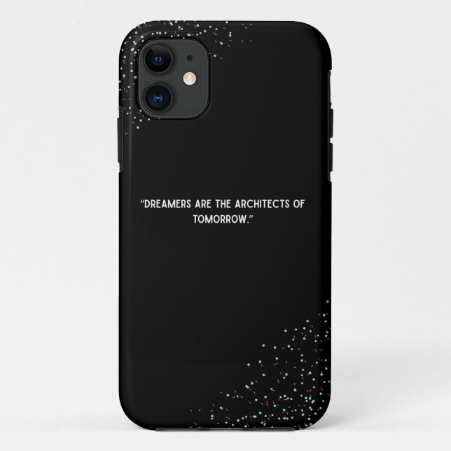 Capa Para iPhone 11 Capa de telefone iphone 11 preta (Verso)