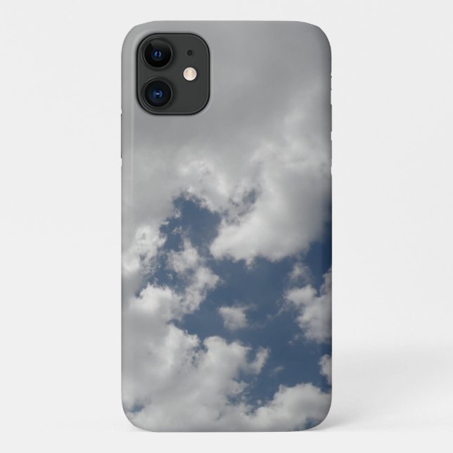 Capa Para iPhone 11 Capa iphone 3 do céu nublado (Verso)