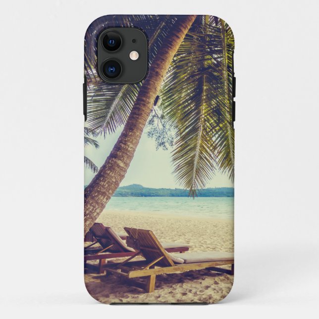 Capa Para iPhone 11 Capa iPhone Dia de praia (Verso)