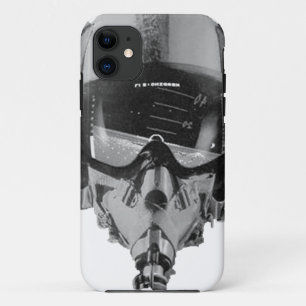 Capa Para iPhone 11 Capacete e altímetro do piloto de caça