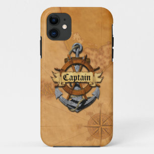 Capa Para iPhone 11 Capitão Âncora e roda