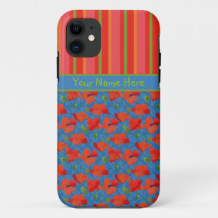 Capa Para iPhone 11 Cápsulas escarlatadas e estrias iPhone 5/5s