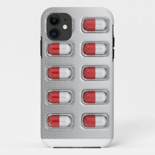 Capa Para iPhone 11 Cápsulas no bloco de bolha