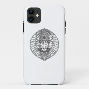 Capa Para iPhone 11 Cara inspirada do babuíno