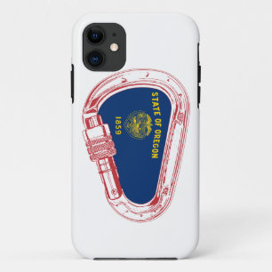 Capa Para iPhone 11 Carabineiro de subida de bandeira do Oregon