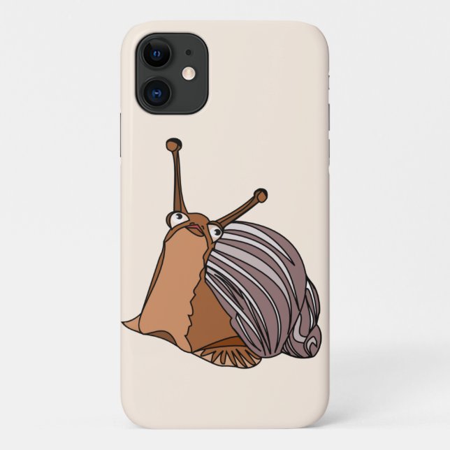 Capa Para iPhone 11 Caracol Feliz (Verso)