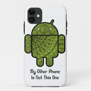 Capa Para iPhone 11 Caractere de porta Pancho para o robô Android™